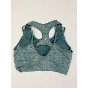 Gymshark Vital Seamless Sports Bra Teal Marl Racerback Small‎ (Estimated) thumbnail 2