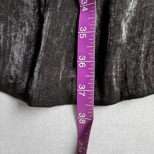 London Times Dress Size ?? Black Tiered Ruffle Sheath Cocktail Empire Waist thumbnail 10