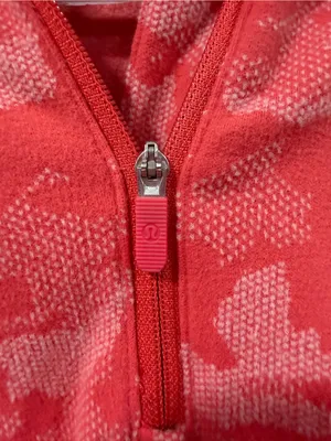 Lululemon it’s Rulu Run Cropped Half Zip Pink Camo thumbnail 8