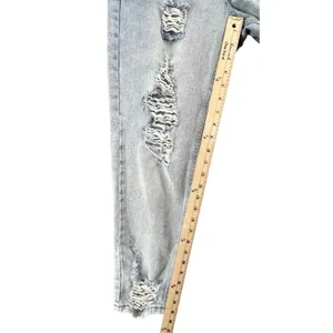 Anthropologie Avec Les‎ Filles Jeans Womens 27 Blue Distressed High Waist Denim thumbnail 11