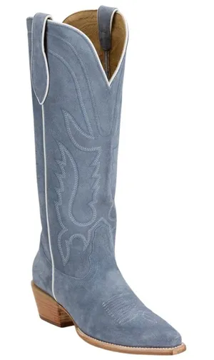 Tony Lama Women’s Boots- Cornflower Blue thumbnail 1