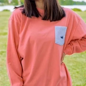 Southern Marsh Original Rebecca Jersey Strawberry Fizz With Blue Seersucker‎ NWT thumbnail 1