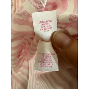 Victoria's‎ Secret Pink White Striped Cotton Button Down Nightshirt Medium thumbnail 5