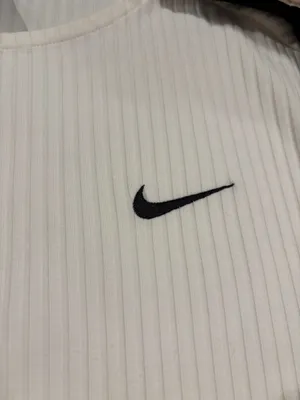 Nike Ribbed Crop Tee thumbnail 2