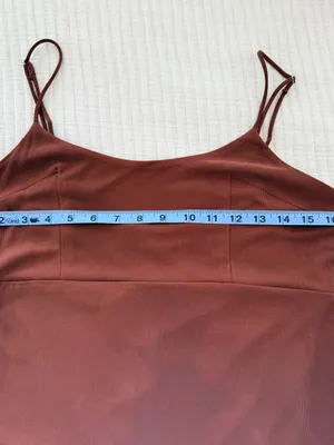wild fable Chocolate Brown Maxi Dress with Side Slit NWT Size Medium thumbnail 9