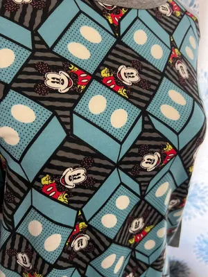 LuLaRoe Mickey Mouse half sleeve T-shirt thumbnail 2
