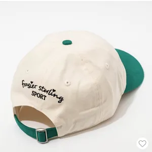 NEW Frasier Sterling Cotton Pickleball Hat cream/ green thumbnail 3