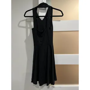 Other Stories‎ Black Halter Neck Fit Flare Dress Womens Size 4 thumbnail 2