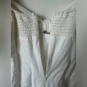 FOR LOVE AND LEMONS Macaroon Puff-sleeve Mini Dress In White XS thumbnail 7