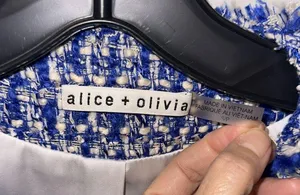 Alice + Olivia Tweed Blazer thumbnail 3