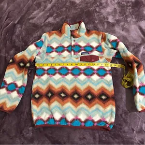 Patagonia Synchilla Fleece Snap T Pullover Cinder Twist, XS thumbnail 9