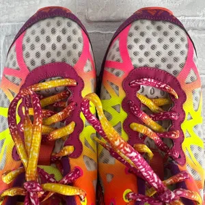 ASICS GEL Noosa Tri 9 Womens 9.5 Running Shoes Neon Multicolor‎ Triathlon T458N thumbnail 11