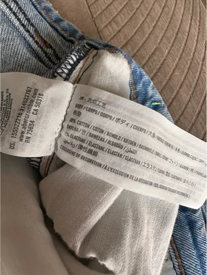 Abercrombie & Fitch The Dad Jean High Rise Distressed Women’s size 33 / 16 Reg thumbnail 8