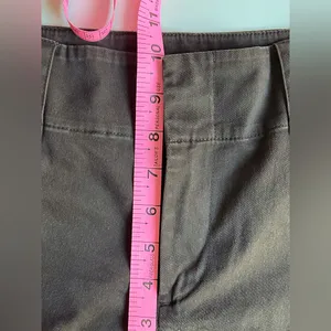 Banana Republic• brown stretch wide leg ankle•sz 8 thumbnail 7