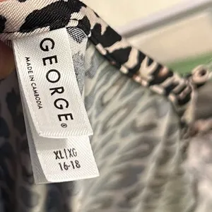 George Animal Print Dress with Lace Detail thumbnail 4