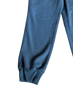 Figs Technical Collection Slate Blue Jogger Scrub Pants Zip Cargo Small Women's thumbnail 4