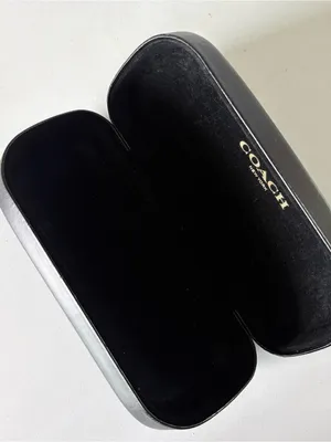 Coach New York Black Clamshell Sunglasses Case Hard Shell Eyeglass Cases thumbnail 7