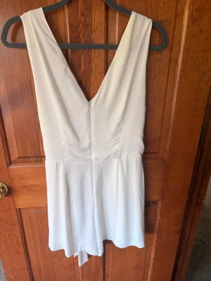 Follow The Sun White romper thumbnail 2
