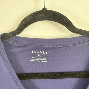 Jaanuu Princess‎ Seams V-Neck Scrub Top Cesi Slim Leg Navy Blue READ Women XL/LT thumbnail 5