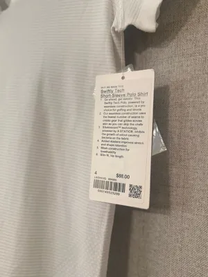 Lululemon NWT Swiftly Tech Short-Sleeve Polo Shirt | 4 thumbnail 5
