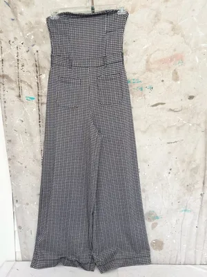 Anthropologie Maeve Houndstooth Knit Jumpsuit thumbnail 3