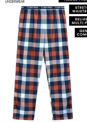 Calvin Klein Plaid Fleece Pajama Pants thumbnail 7