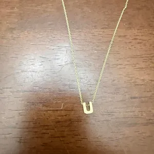 Melinda Maria Gold Initial Necklace thumbnail 2