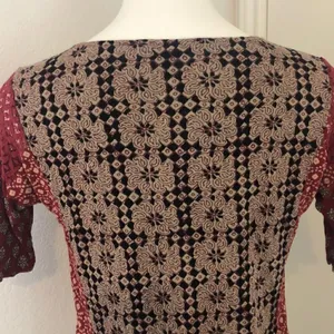 Lucky Brand red black top thumbnail 7