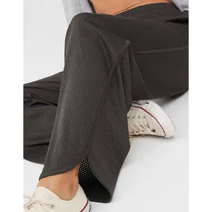 Aerie Offline Gray Swish Mesh Wide Leg Skater Track Pants Trainers womens XXL thumbnail 11