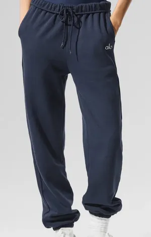 Alo Sweatpants Yoga Accolade Navy Joggers thumbnail 1