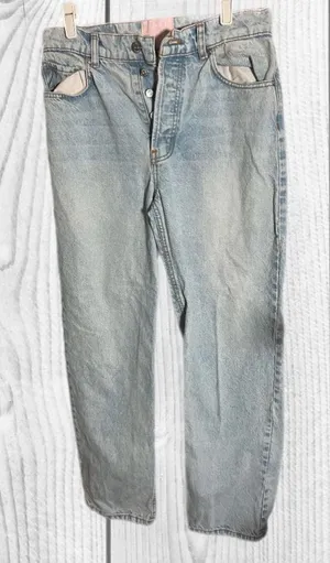 REVICE Sky Blue‎ Relaxed Light Washed Jeans size 29 thumbnail 1