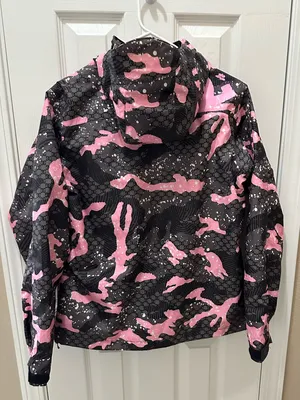 DC Snow ski Jacket size XS pink gray camo thumbnail 3