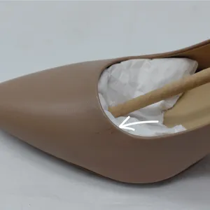 Michael Kors Womens Flex Pumps Size 9M Khaki Leather Pointed Toe Heels Work thumbnail 4