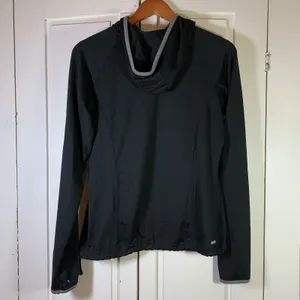 The North Face Hiking Hoodie Womens Medium Black Vapor Wick Lightweight Pullover thumbnail 2