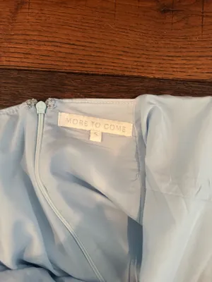 Baby blue mini dress thumbnail 3