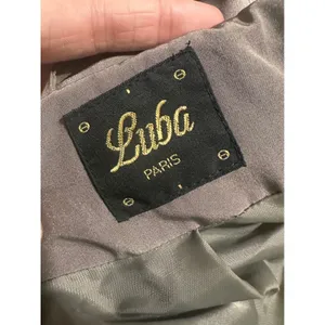 Luba Paris Vintage Taupe Brown‎ Maxi Duster Trench Coat Button Front Romania thumbnail 5