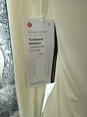 lululemon athletica Women’s Turtleneck Bodysuit in Bone thumbnail 2