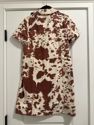 Show Me Your Mumu Cowprint Dress thumbnail 4