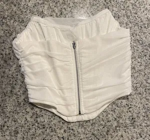 White Corset Top thumbnail 3
