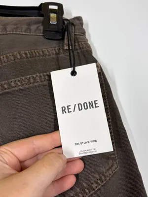 NWT Re/done 70s Stove Pipe Jean Size 27 thumbnail 7