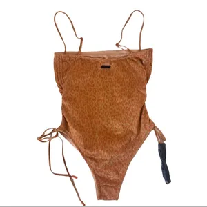 Leopard Sparkle One piece Swimwear NWT XS thumbnail 5