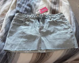 Edikted Mini Jean Skirt  thumbnail 1