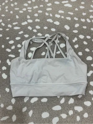 Buffbunny Collection revolution sports bra strappy top workout criss cross thumbnail 2