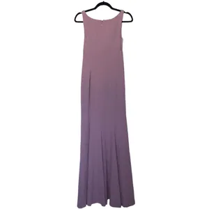 Azazie Blush‎ Pink Maxi Sleeveless Dress thumbnail 4