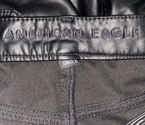 American Eagle Outfitters Womens Black Stretch Vegan Leather Pant Size 6 thumbnail 11