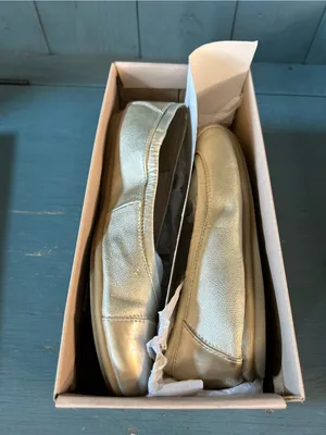 Easy Spirit Women's Metallic Gold Slip-On Ballet Flats | Size 7M Box Included thumbnail 7