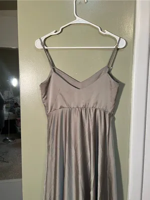 Show Me Your Mumu Women's Size Small Faith Maxi Dress Moss Green‎ Luxe Satin thumbnail 10