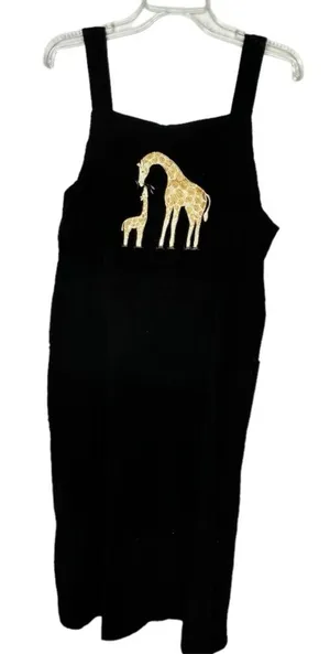 Vintage Christopher & Banks Corduroy Dress‎ with Giraffes thumbnail 1