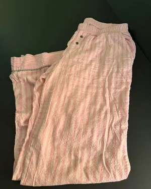 Victoria’s Secret Pink Striped Pajama bottoms Women’s medium thumbnail 1