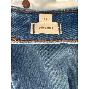Madewell Stovepipe High Rise Straight Leg Jeans Seaside Wash Blue Size 25 NF121 thumbnail 6